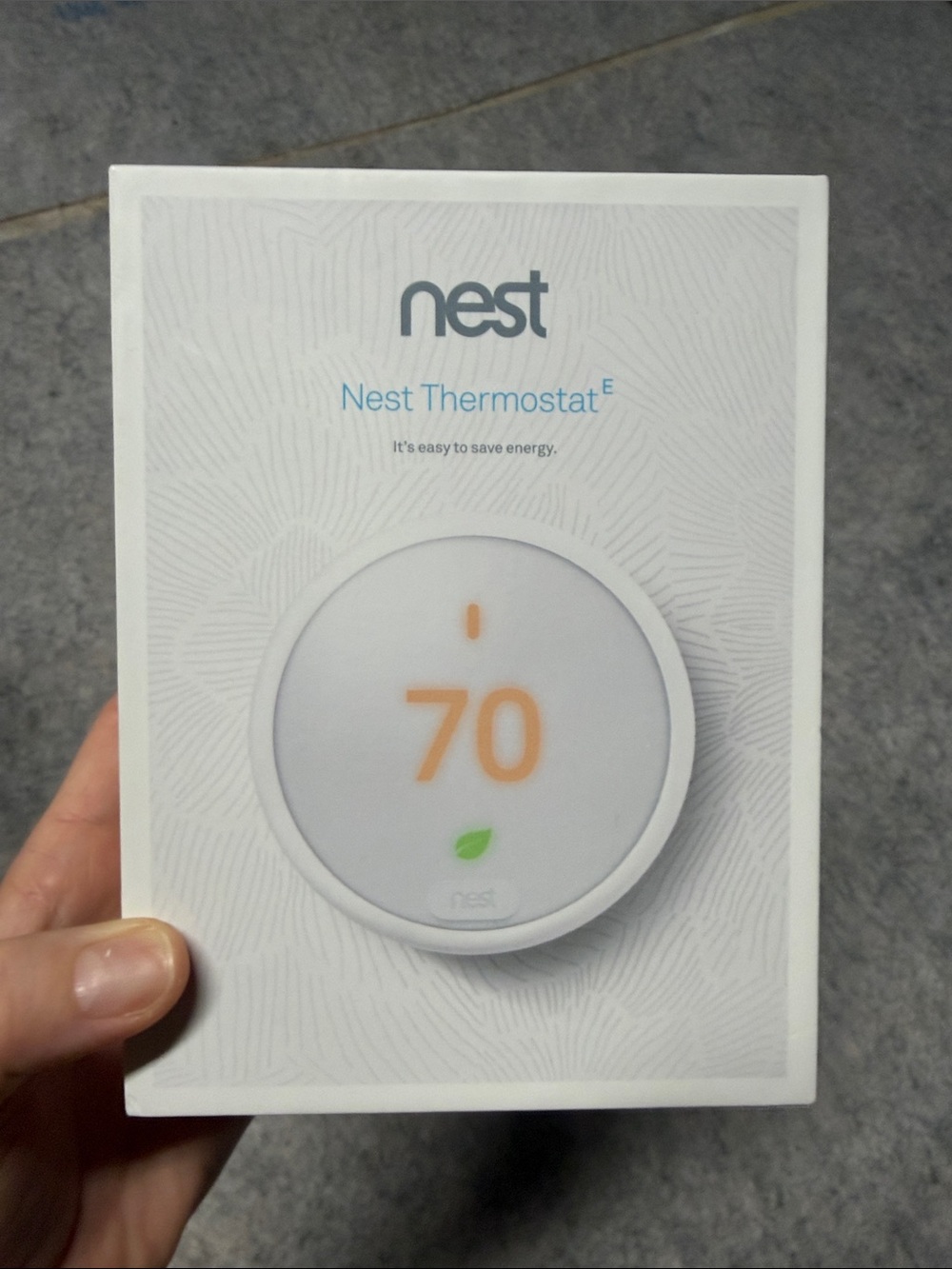 NEST Fragrances Nest Thermostat White with Orange Display